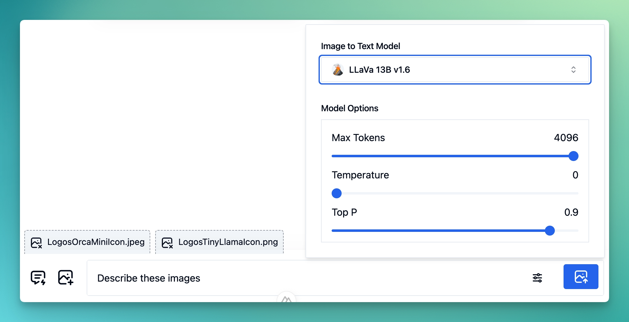 Just drag-and-drop an image to chat with LLaVA