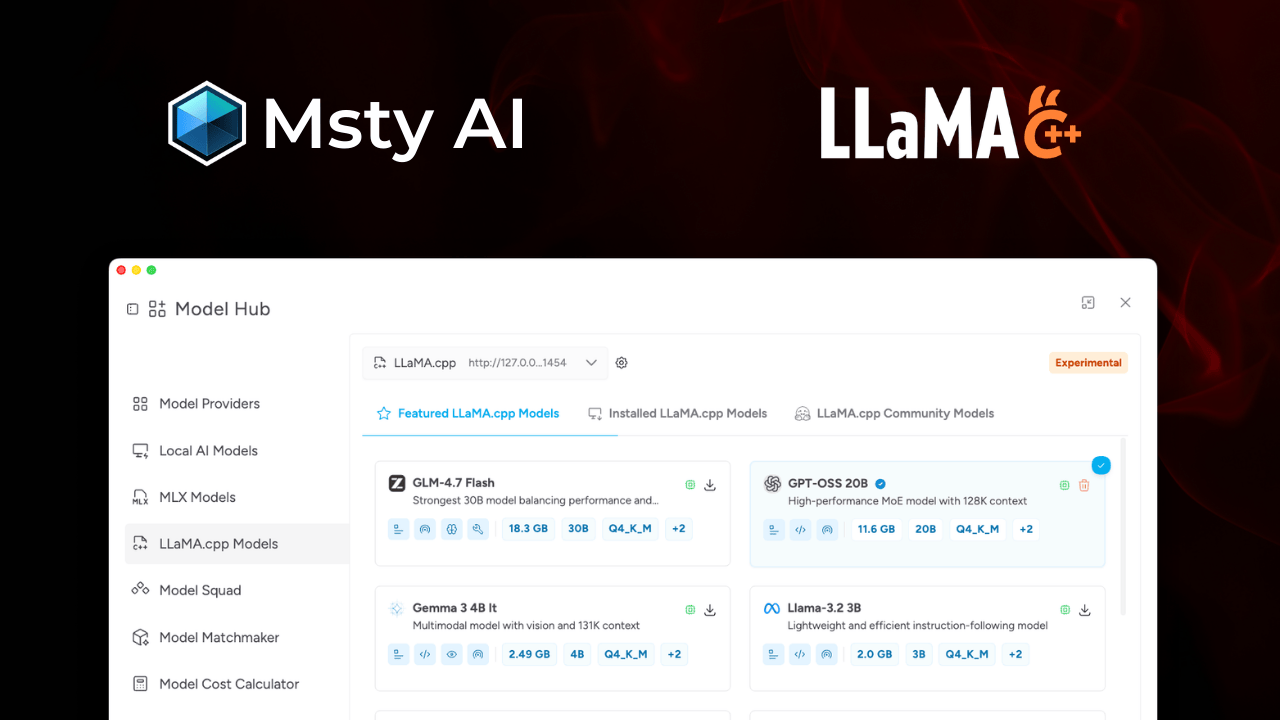 Powerful, Local Inference with LLaMA.cpp