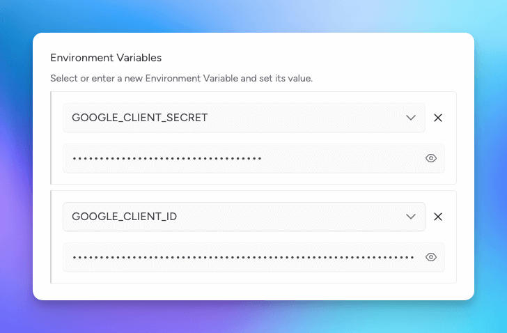 google calendar config