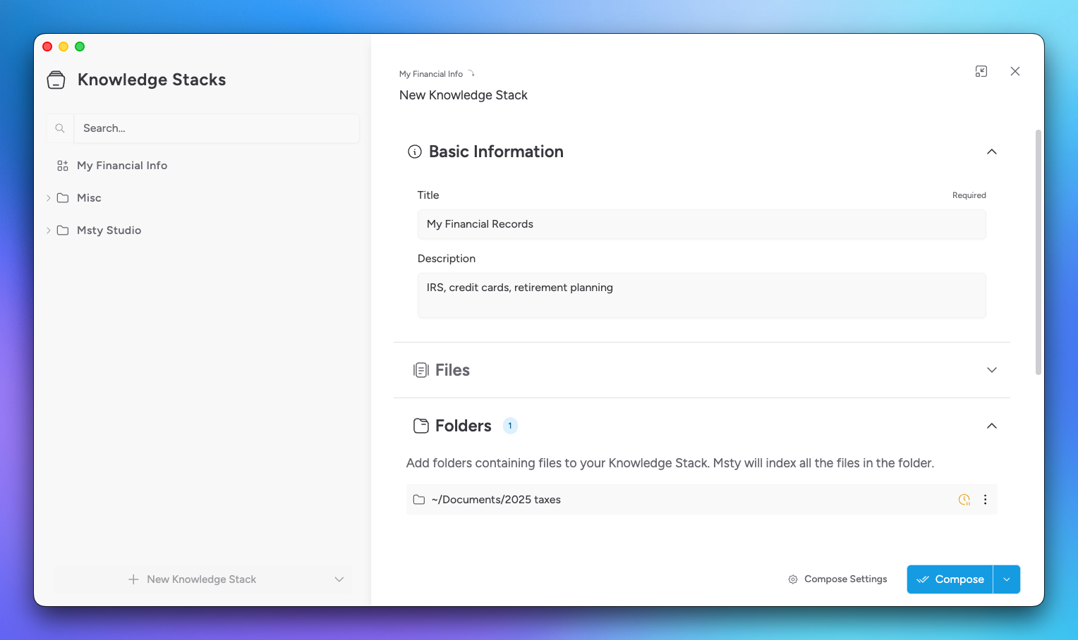 personal knowledge stacks